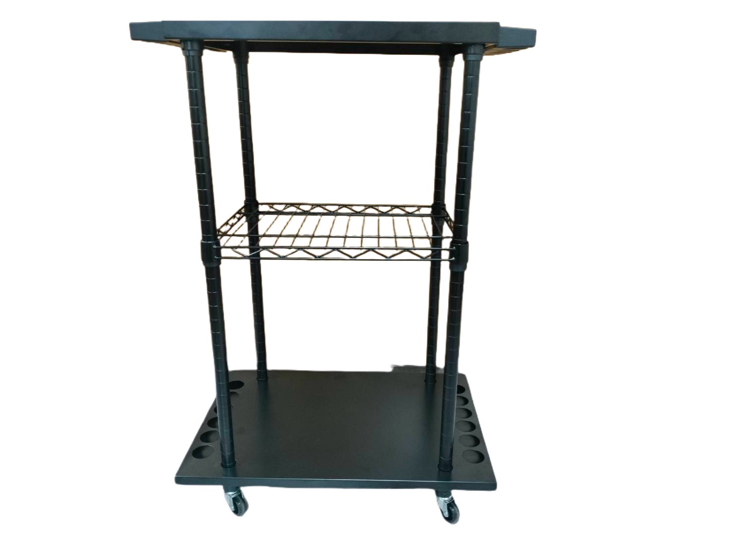 12支軟、硬釣竿魚具櫃